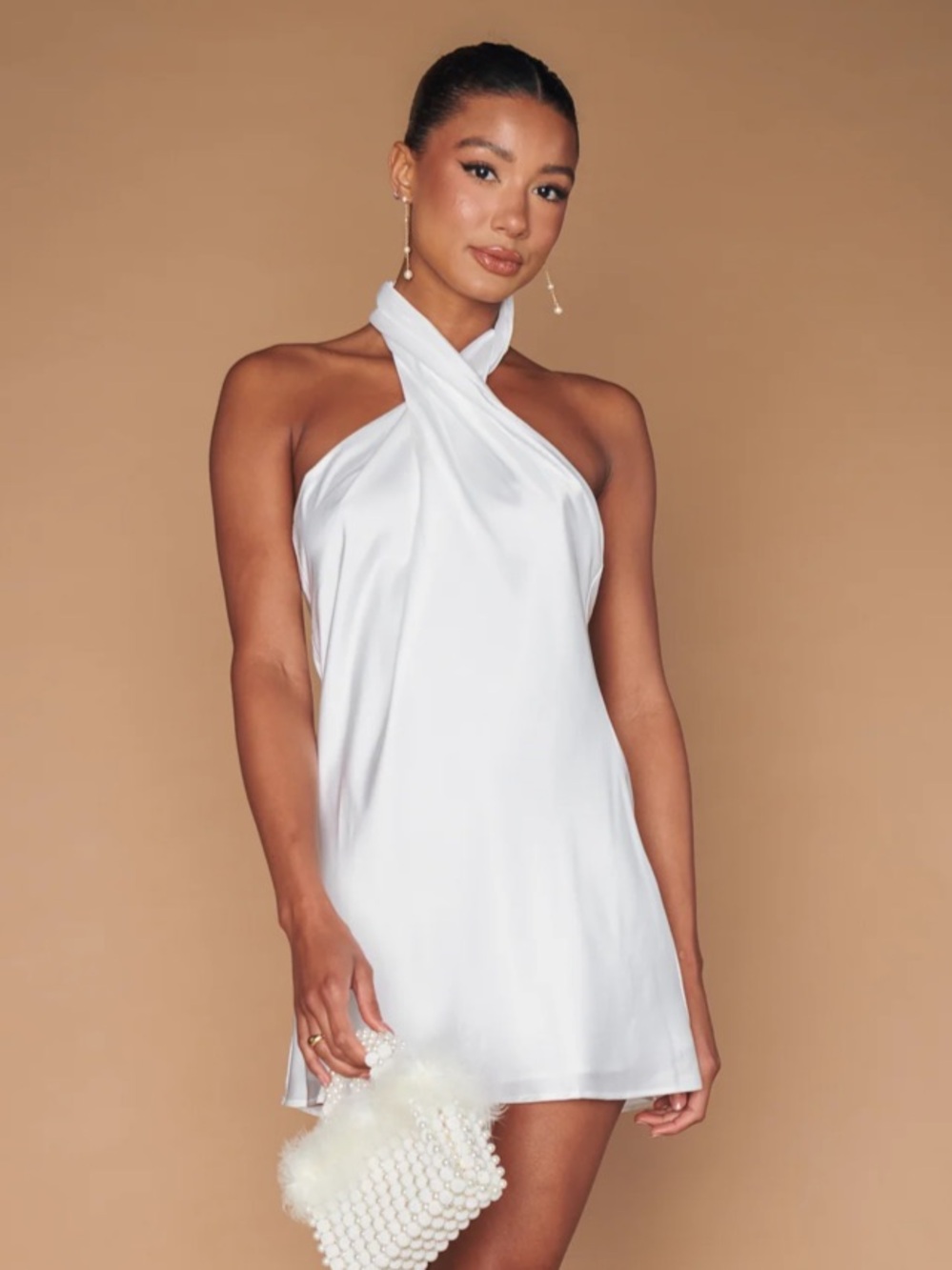 Show Me Your Mumu Jasmine Hater Mini Dress Bride Outfit | Silk | Wedding | XXL